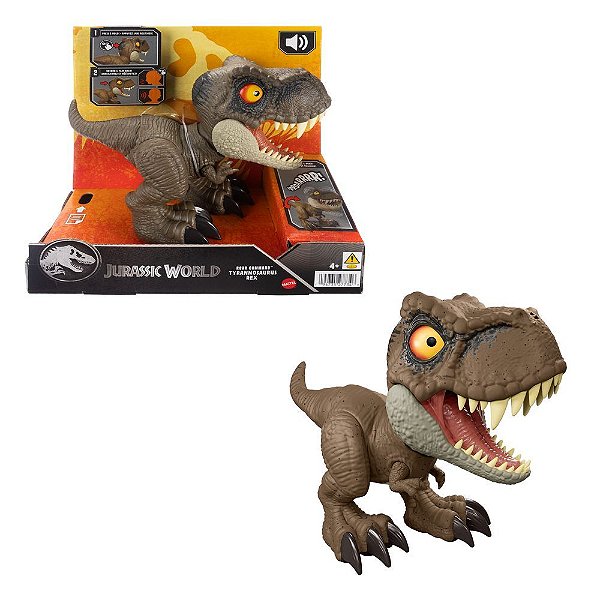 Figura de Ação T-Rex Rugido Jurassic World