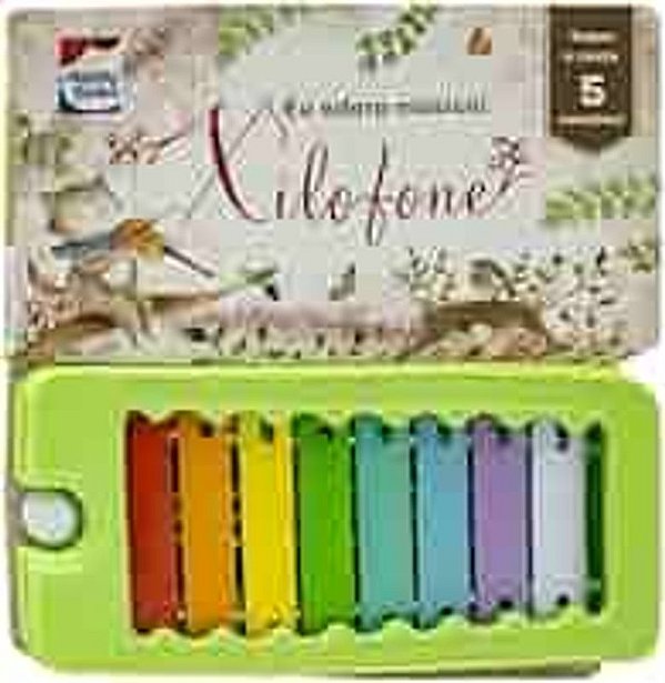 Xilofone com Livro 'Eu Adoro Música'