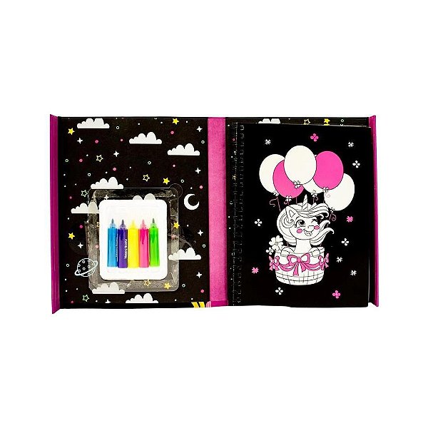 Livro de Atividades Meu Mundo Neon Unicórnio Happy Books