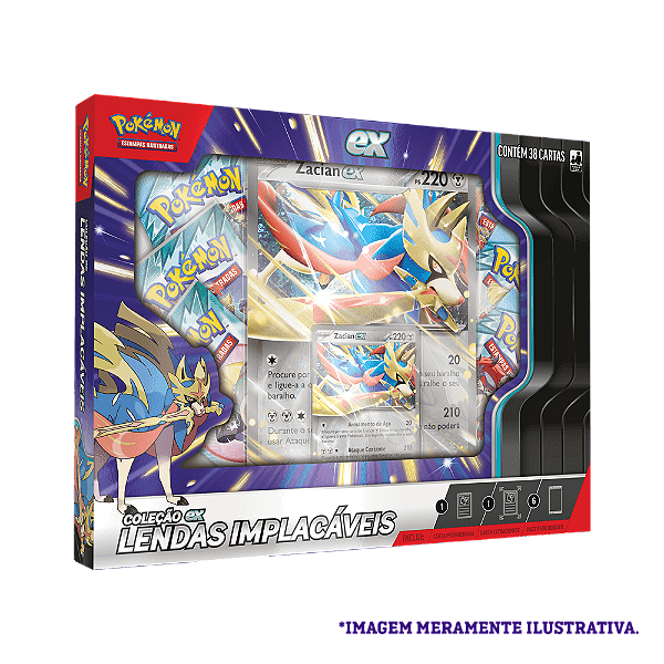 Box Pokémon Lendas Implacáveis Zacian
