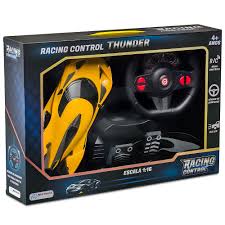 Carrinho Racing Control Thunder Amarelo
