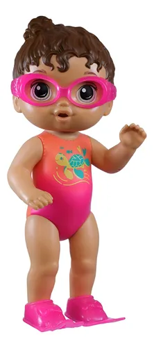 Baby Alive Bebê Piscina Morena