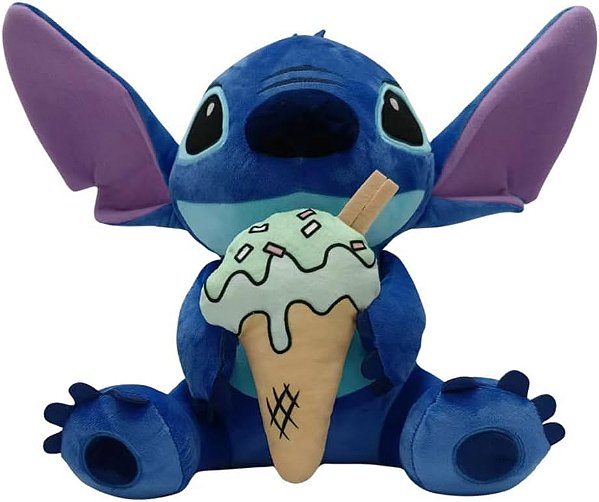 Disney Pelúcia Stitch com Sorvete 30cm