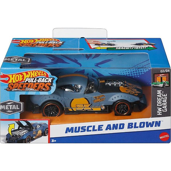 Hot Wheels Carro Pullback Surpresa HPR70