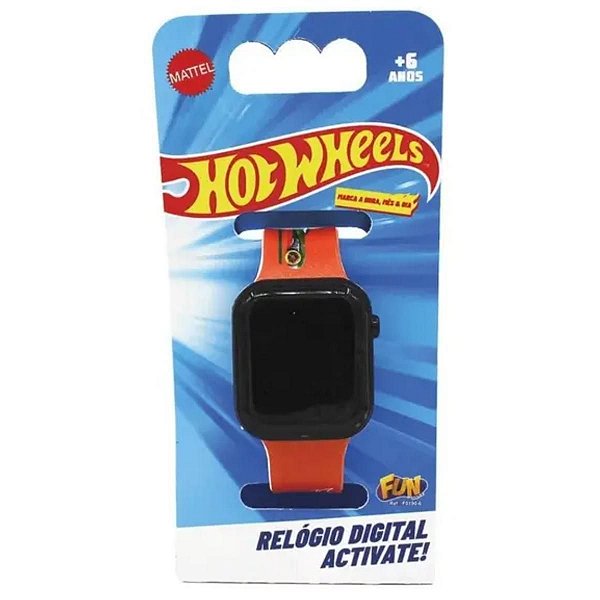 Relógio Infantil Digital Hot Wheels Activate