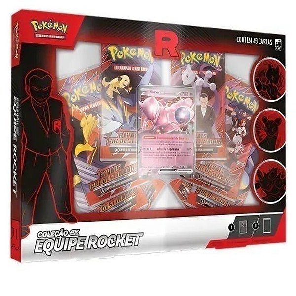 Box Pokémon TCG Coleção EX Equipe Rocket