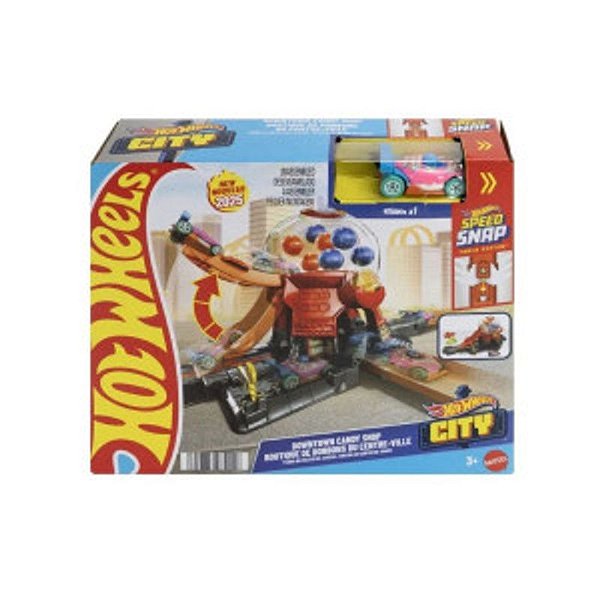 Pista Hot Wheels City Loja de Doces
