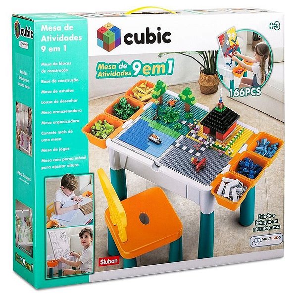 Mesa de Atividades 9 em 1 Cubic