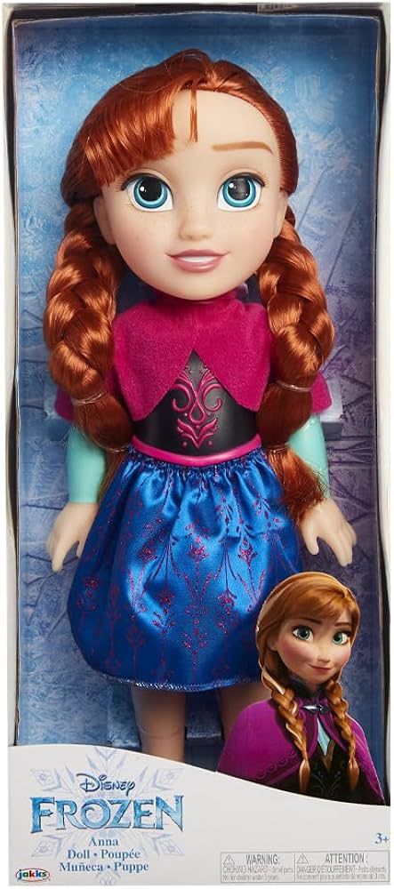 Boneca Frozen Anna Toddler 38cm