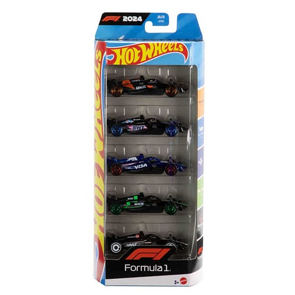 Hot Wheels Racing Formula 1 Conjunto 5 Carros