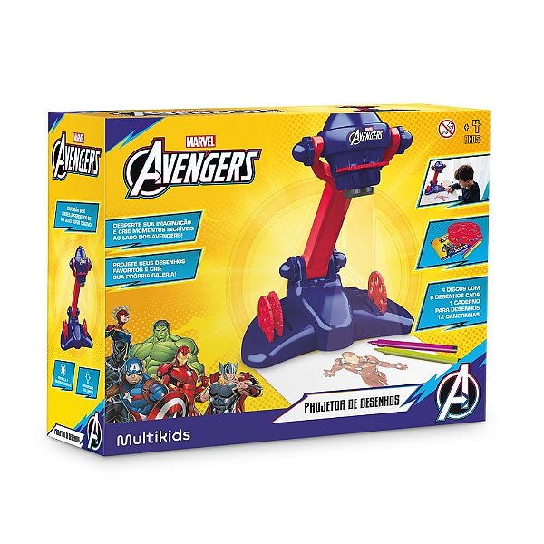 Projetor de Desenhos Avengers