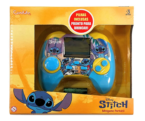 Minigame Infantil Portátil - Stitch -Pilhas Inclusas