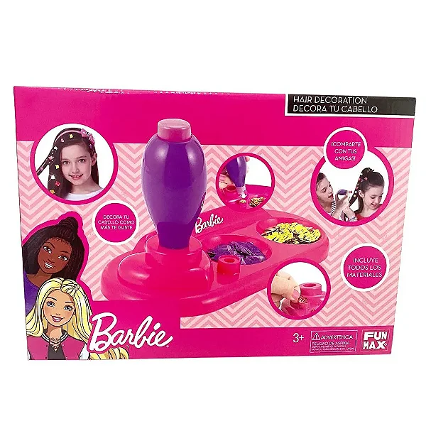 Kit de Cabelo Barbie com Aplicador para Penteados