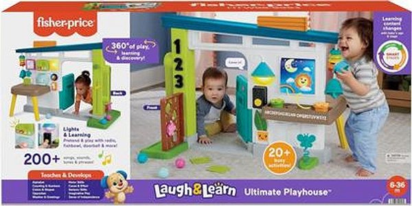 Fisher-Price Casa de Luxo Interativa Aprender e Brincar HYP32
