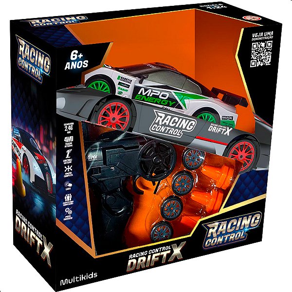 Carrinho De Controle Remoto Drift 1:24 Racing Control Br2418