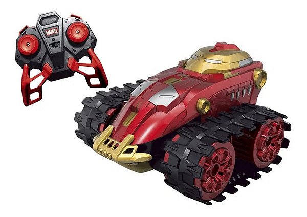 Veiculo Radio Controle Autotech Rider Homem De Ferro 9213 Cor Vermelho