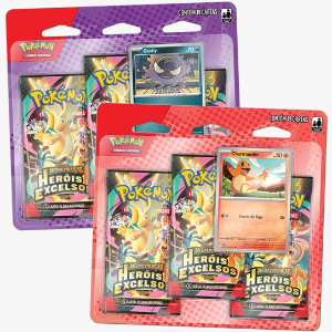 Blister Triplo - Megaevolução 2.5 Heróis Excelsos