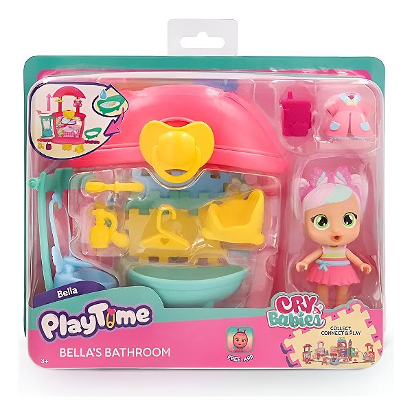 Cry Babies Playtime Banheiro Da Bella Multikids - Br2467