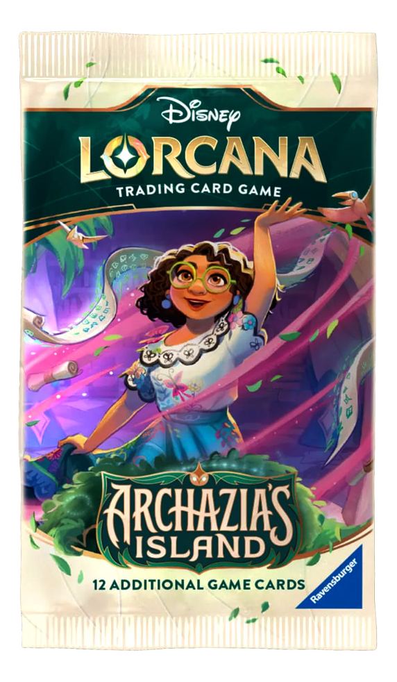Disney Lorcana Archazias Island Booster Avulso 12un Cards Inglês