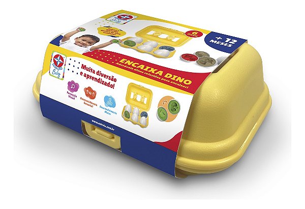 Encaixa Dino - Estrela Baby
