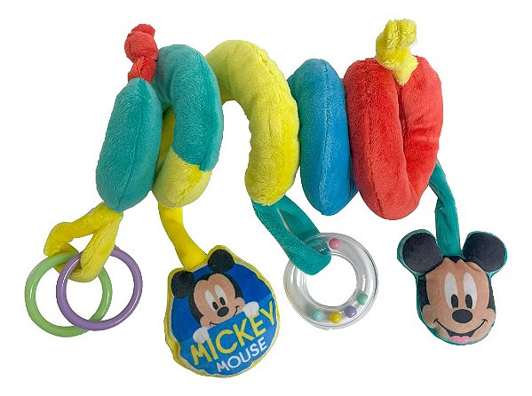 Disney Baby - Espiral Divertida Em Pelúcia Mickey - Yestoys