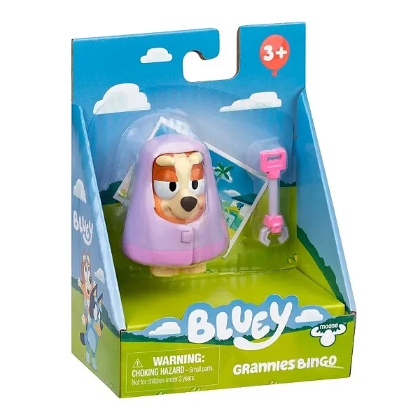 Boneco Bluey colecionável 6cm