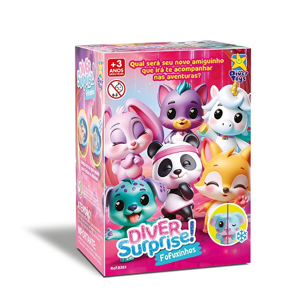 Fofuchinhos Surpresa Animais em Vinil 8351