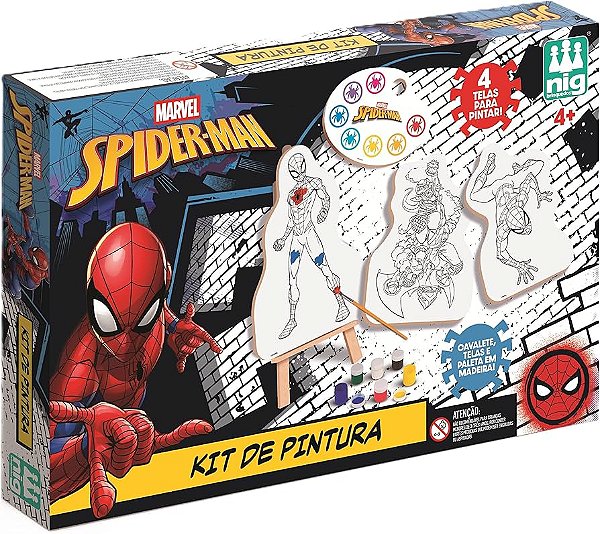 Kit de Pintura Spider Man