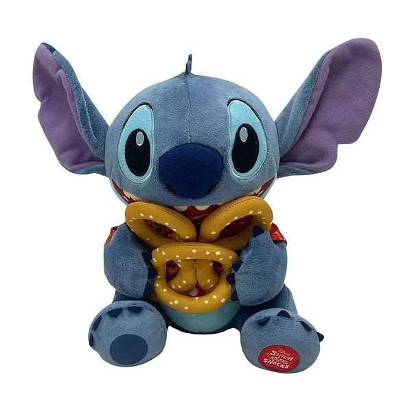 Pelúcia Disney Stitch Comilão Snacks