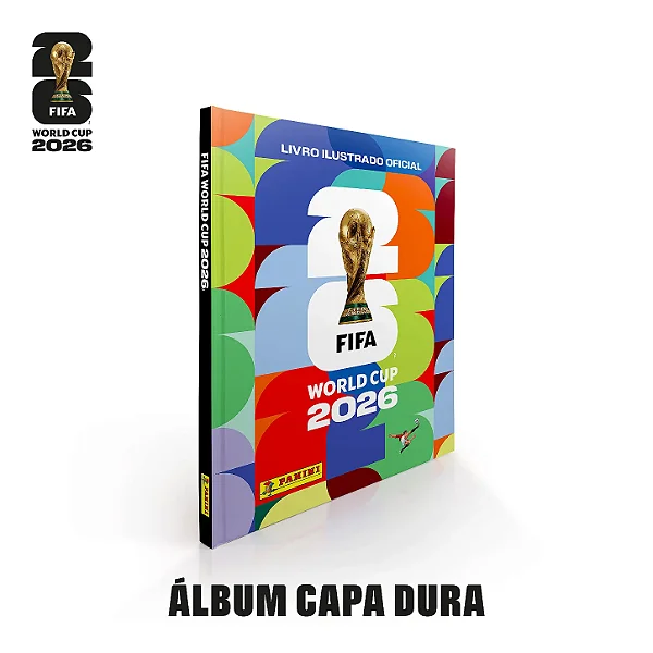 Álbum Ilustrado Panini World Cup 2026 Brochura Oficial Copa do Mundo