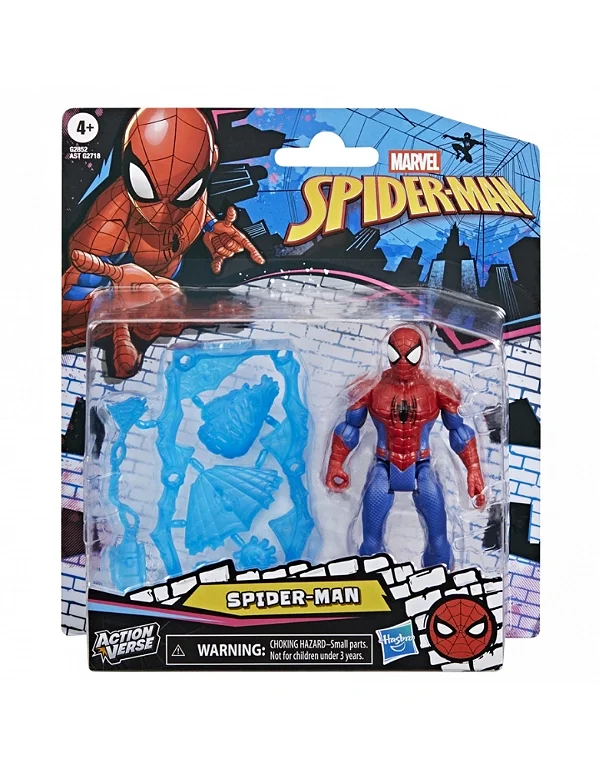 Boneco Homem-Aranha Spider Action Verse