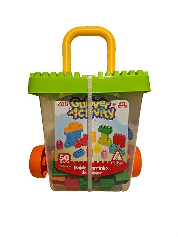 Balde Carrinho de Puxar Smoby Baby