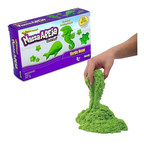 Massa Areia Cores Neon
