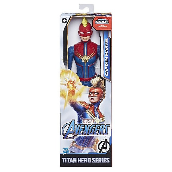 Boneca Avengers Blast Gear Capitã Marvel