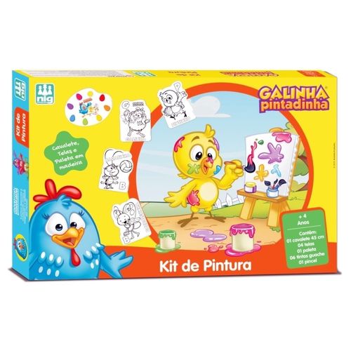 Kit de Pintura Galinha Pintadinha