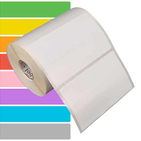 Etiqueta adesiva 100x60mm 10x6cm BOPP p/ congelados p/ Zebra Argox Elgin - Rolo c/ 476 (30m)