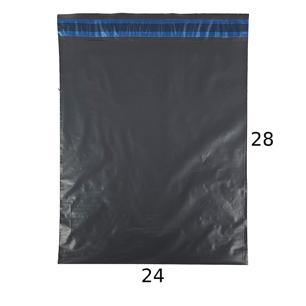 Envelope plástico 24cm x 28cm de segurança para envio e-commerce marketplace - 250 unidades