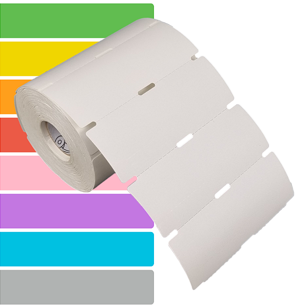 Etiqueta Gôndola adesiva 105x40mm 10,5x4cm Térmica Gap universal (impressão sem ribbon) - Rolo c/ 750 (30m)