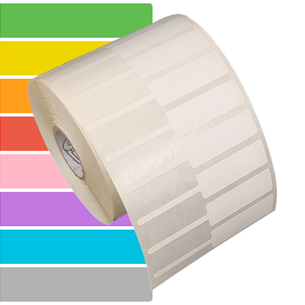 Etiqueta adesiva de jóias e óculos 75x13mm (alça esquerda) Térmica (impressão sem ribbon) - Rolo c/ 1875 (30m)