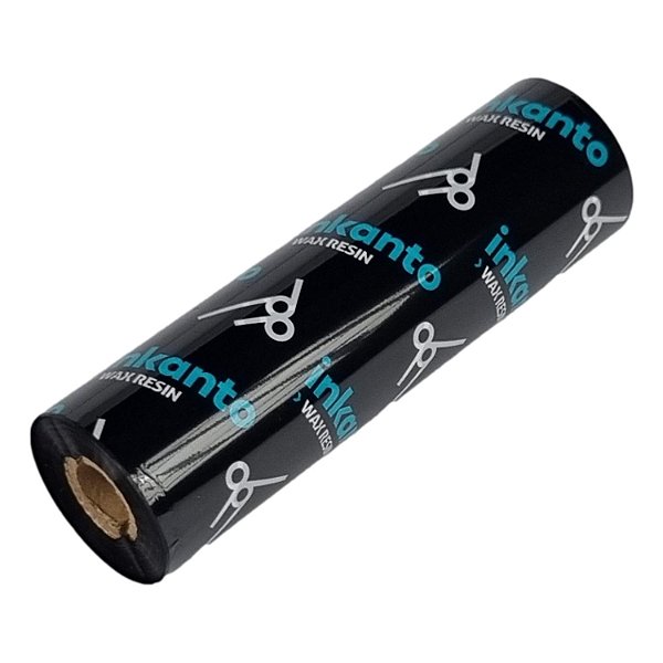 Ribbon 110x74 Misto Armor Inkanto APR1 Externo 1/2 pol para impressora térmica Zebra Argox Elgin