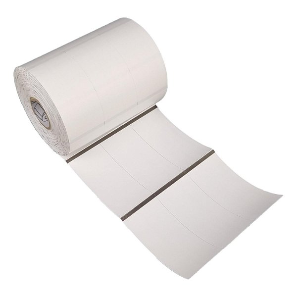 Etiqueta de composição têxtil lavável 33x75mm 3,3x7,5cm (3 colunas) Nylon resinado p/ Zebra Argox - Rolo c/ 1600 (40m)