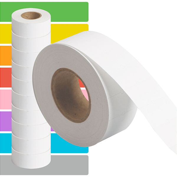 Etiqueta refil Etiquetadora Silverstar ST-85S (21x12mm) - 10 rolos com 1000