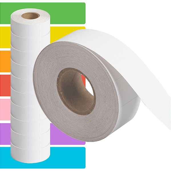 Etiqueta refil Etiquetadora Fixxar MX-2316 (23x16mm) - 10 rolos com 1000