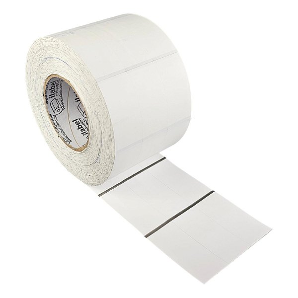 Etiqueta de composição têxtil lavável 33x70mm 3,3x7cm (3 col) Nylon resinado p/ Zebra Argox Elgin Rolo c/ 5139 (120m)