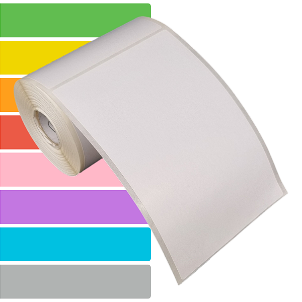 Etiqueta adesiva 100x150mm 10x15cm Couche REMOVÍVEL p/ Zebra Argox Elgin - Rolo c/ 200 (30m)