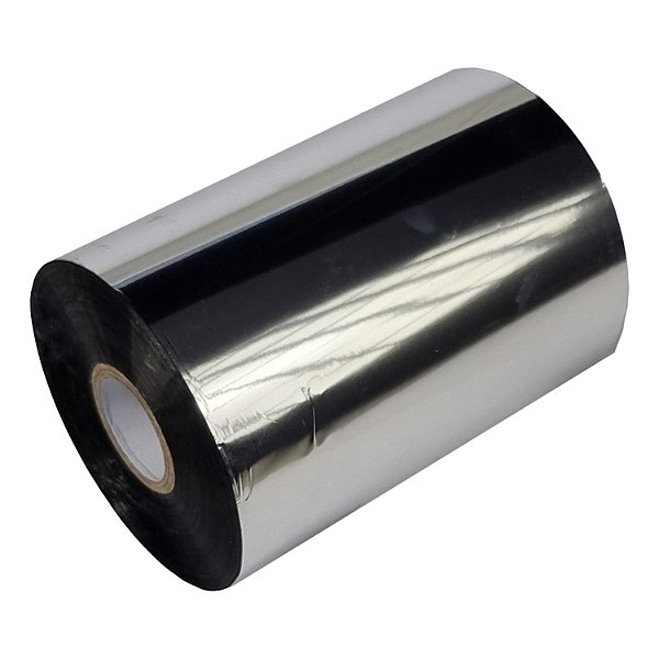 Ribbon 110x450 Cera Mastercorp G42 Premium Externo para etiqueta Couché 1 pol para impressora térmica industrial