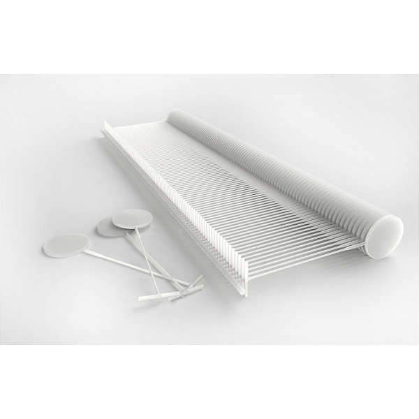 Pino plástico FIX PIN 100 Tamanho 25mm Cor Neutro - Caixa com 5000 Unidades