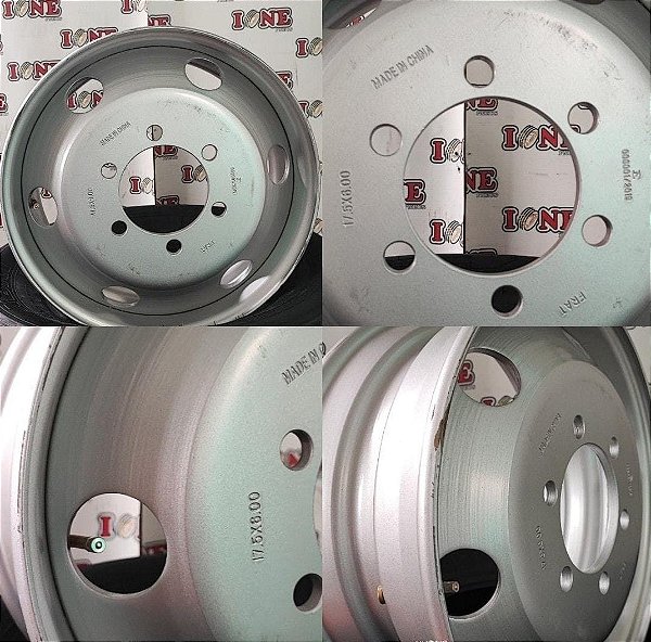 Roda 17,5 x 6 - 6 Furos para Adaptação Iveco