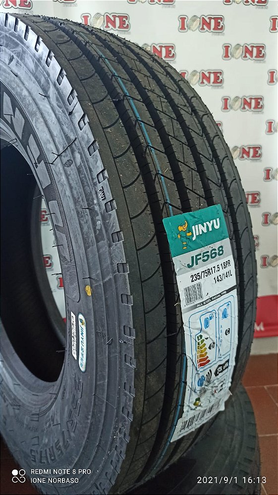 PNEU 235/75R17,5 JINYU JD568 DIRECIONAL 143/141L 18 LONAS