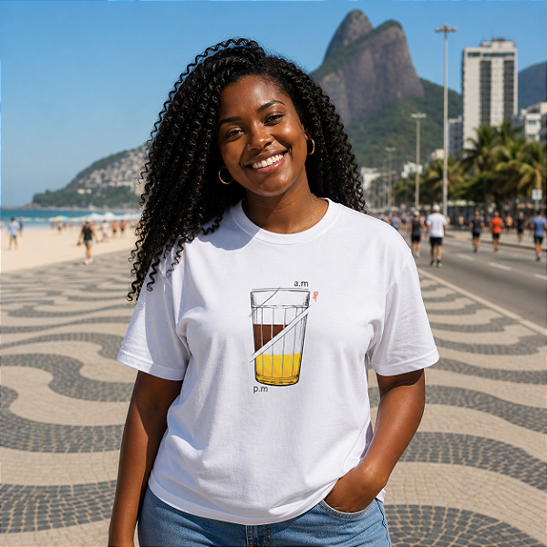 Camiseta Café com Cerveja